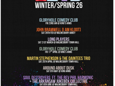 Malmesbury Live Arts Winter/Spring programme